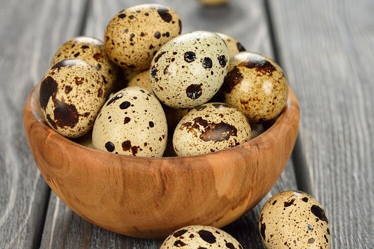 Huevos de codorniz para aumentar la potencia.