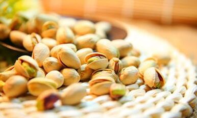Pistachos para potencia