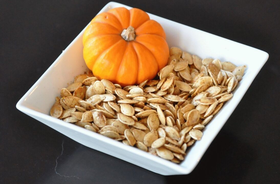 Semillas de calabaza para aumentar la potencia.