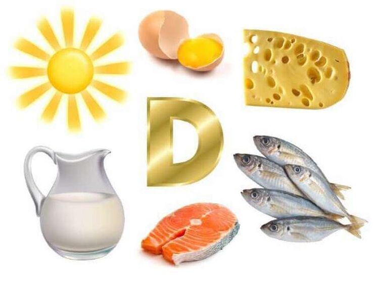 Vitamina D en productos para la potencia
