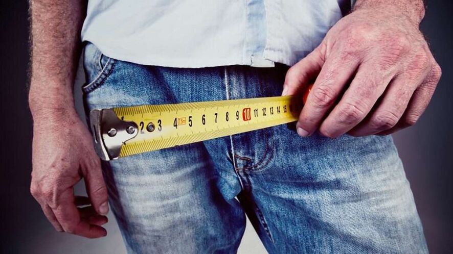 El tamaño medio del pene de un hombre durante una erección es de 13 cm. 